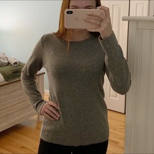 JCrew Gray Crewneck Sweater
